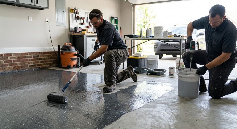 Epoxy Flooring Repair in Woodbridge, VA