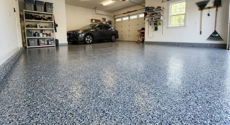 Epoxy Garage Flooring Installation in Loudoun County, VA
