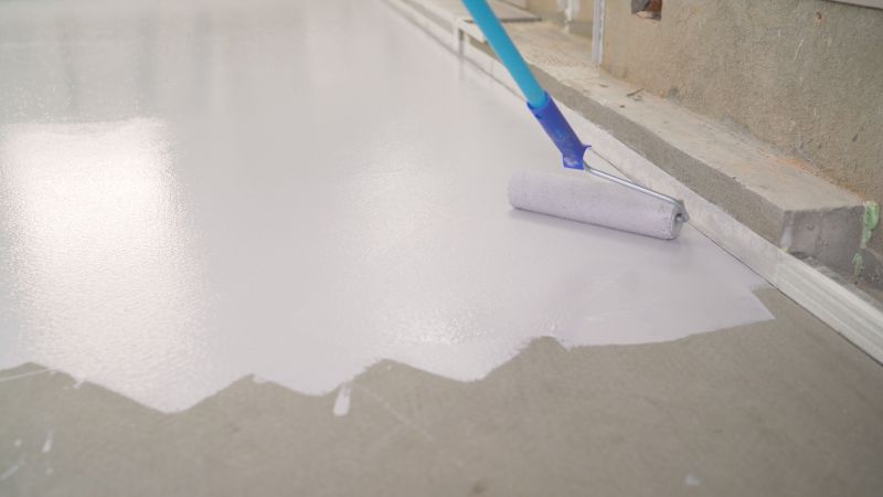 Speckled Garage Floor Painting in Raleigh, NC
